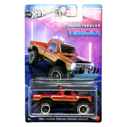 Hot Wheels Tubular Trucks 1980 Dodge Macho Power Wagon 1:64 Diecast