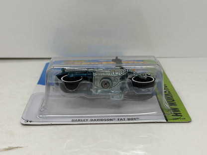 Hot Wheels Super Treasure Hunt Harley-Davidson Fat Boy Garage 1:64 Diecast STH