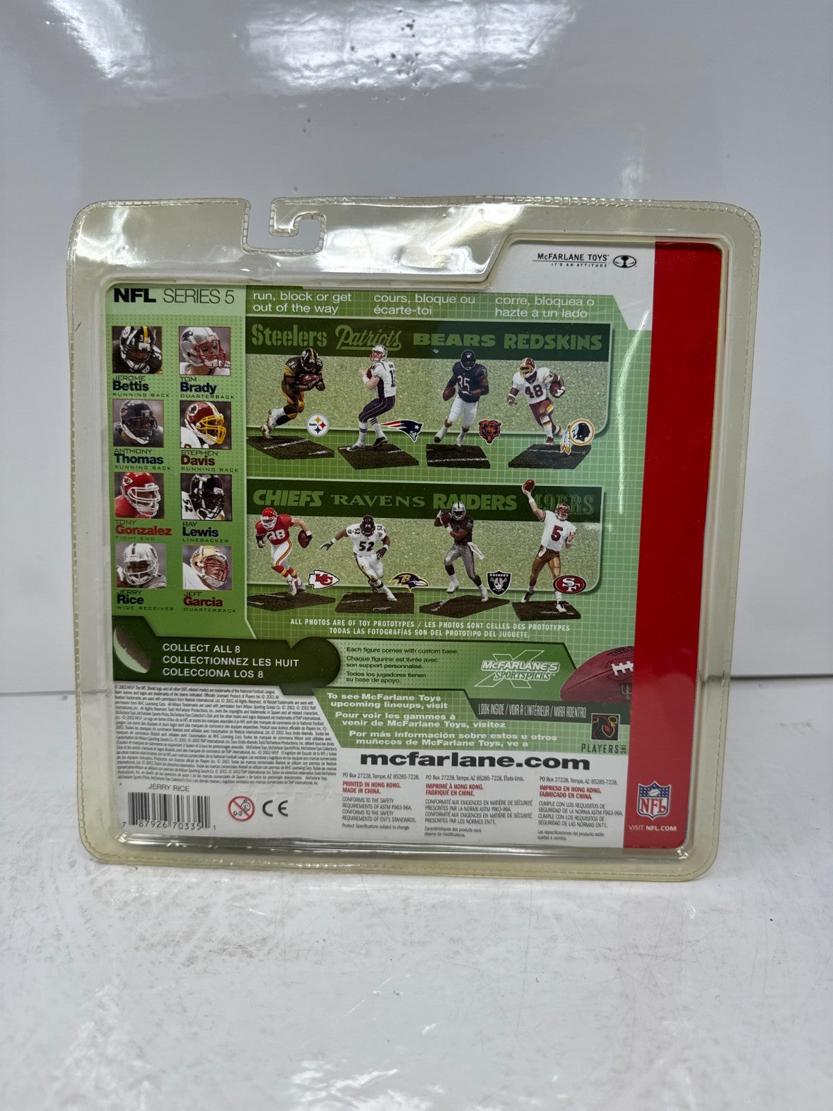 McFarlane NFL Jerry Rice Oakland Raiders Series 5 Figure