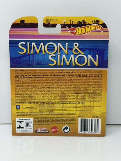 Hot Wheels Retro Entertainment Simon & Simon 1957 Chevy Bel Air 1:64 Diecast