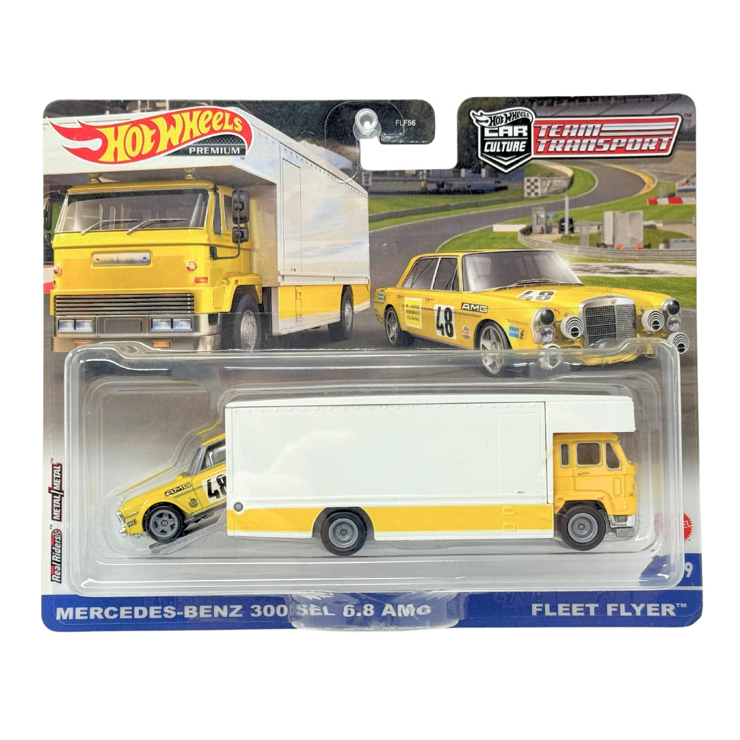 Hot Wheels Premium Team Transport #39 Mercedes-Benz 300 SEL 6.8 AMG 1:64 Diecast