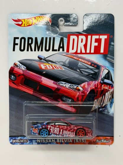 Hot Wheels Premium Formula Drift Nissan Silvia S15 1:64 Diecast