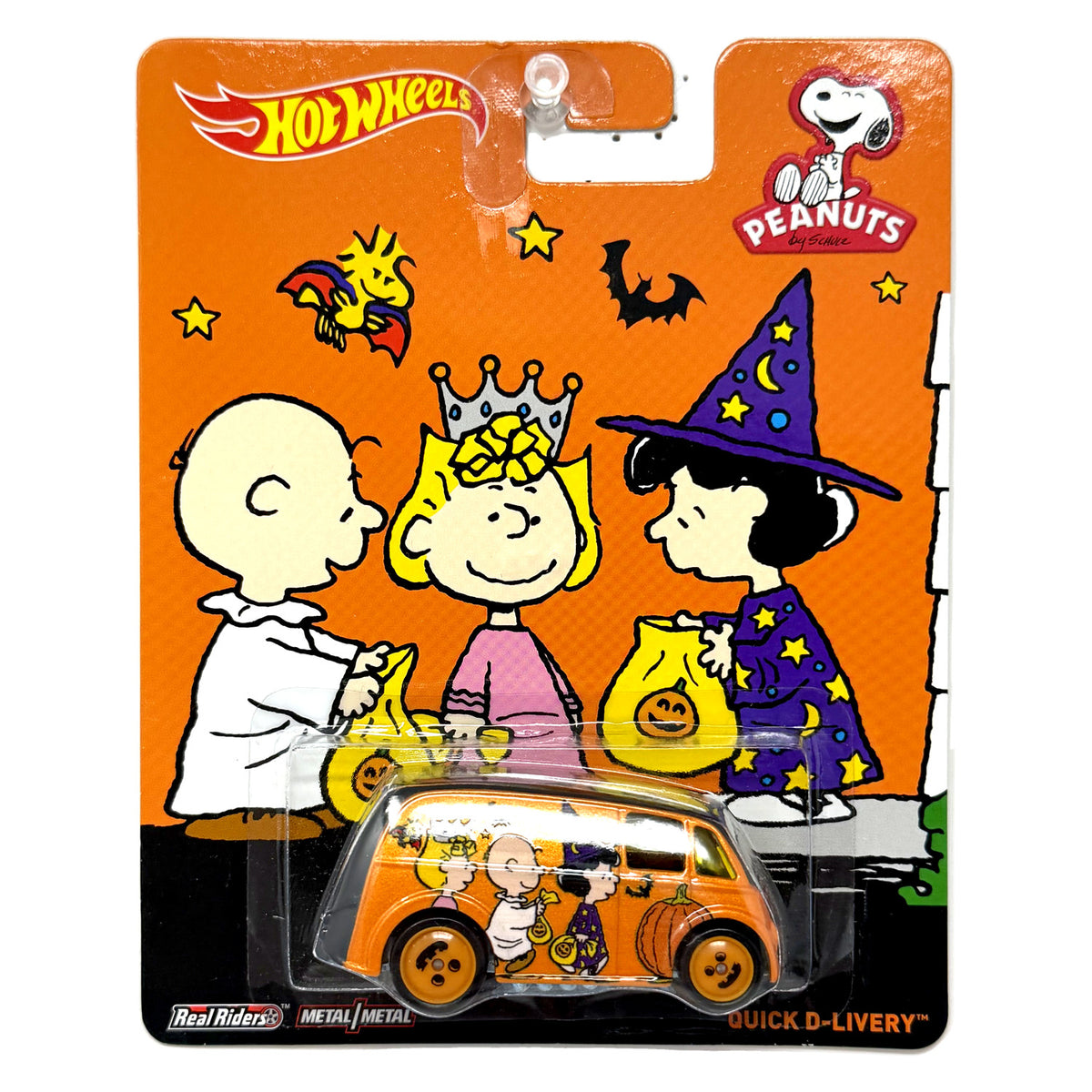 Hot Wheels Peanuts Quick D-Livery 1:64 Diecast Real Riders