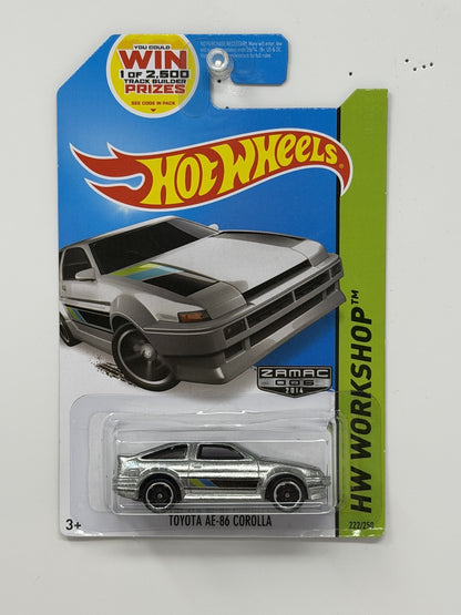 Hot Wheels ZAMAC HW Workshop Toyota AE86 Corolla 1:64 Diecast