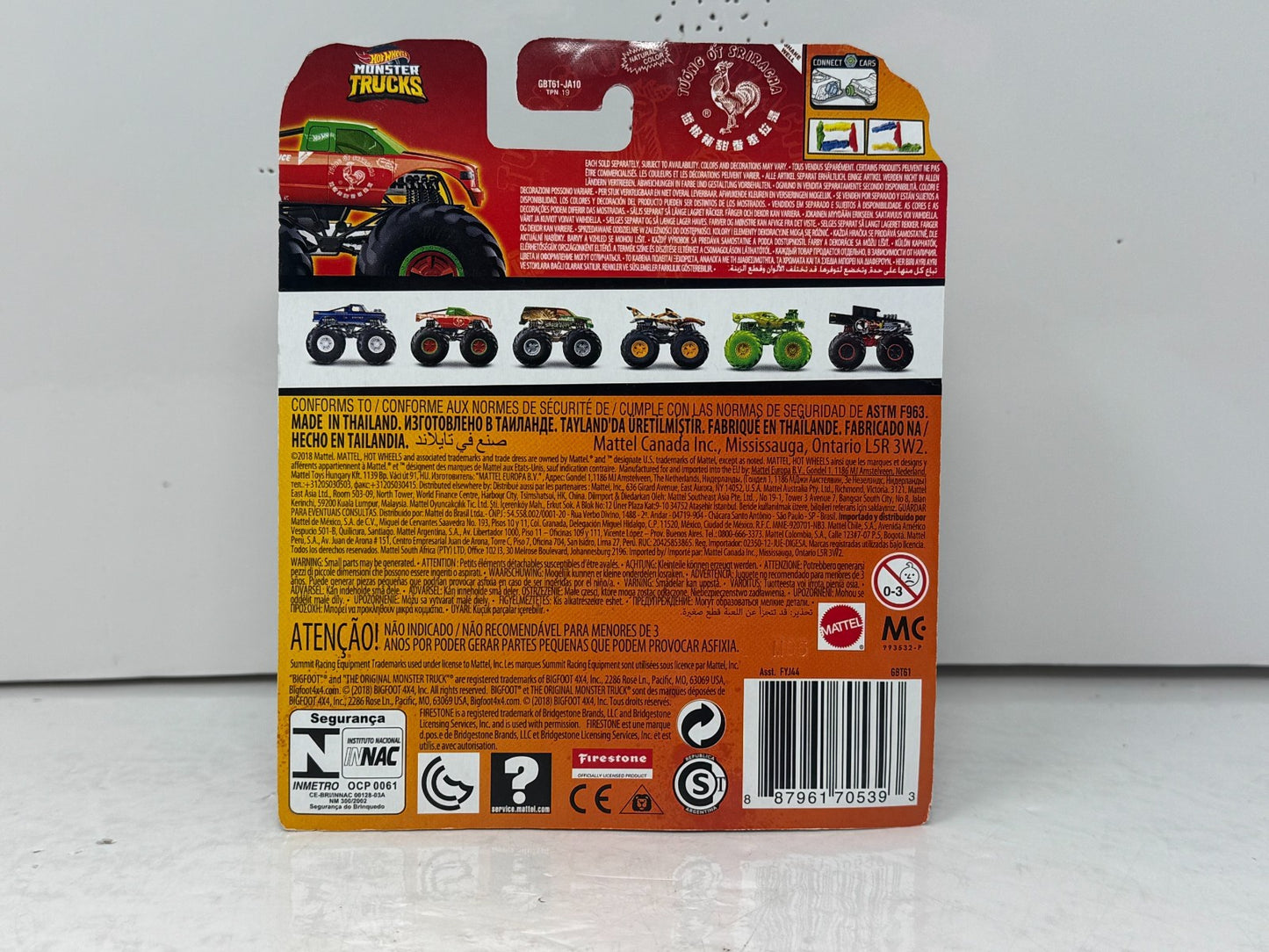 Hot Wheels Monster Trucks Sriracha 1:64 Diecast