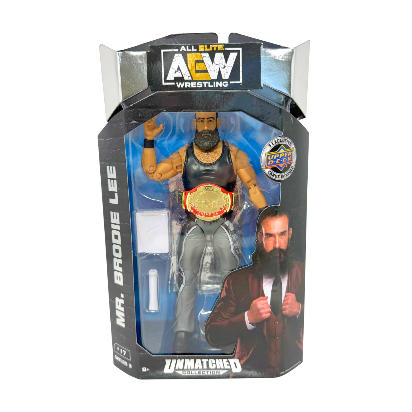 Jazwares AEW Unmatched Series 3 Mr. Brodie Lee Action Figure