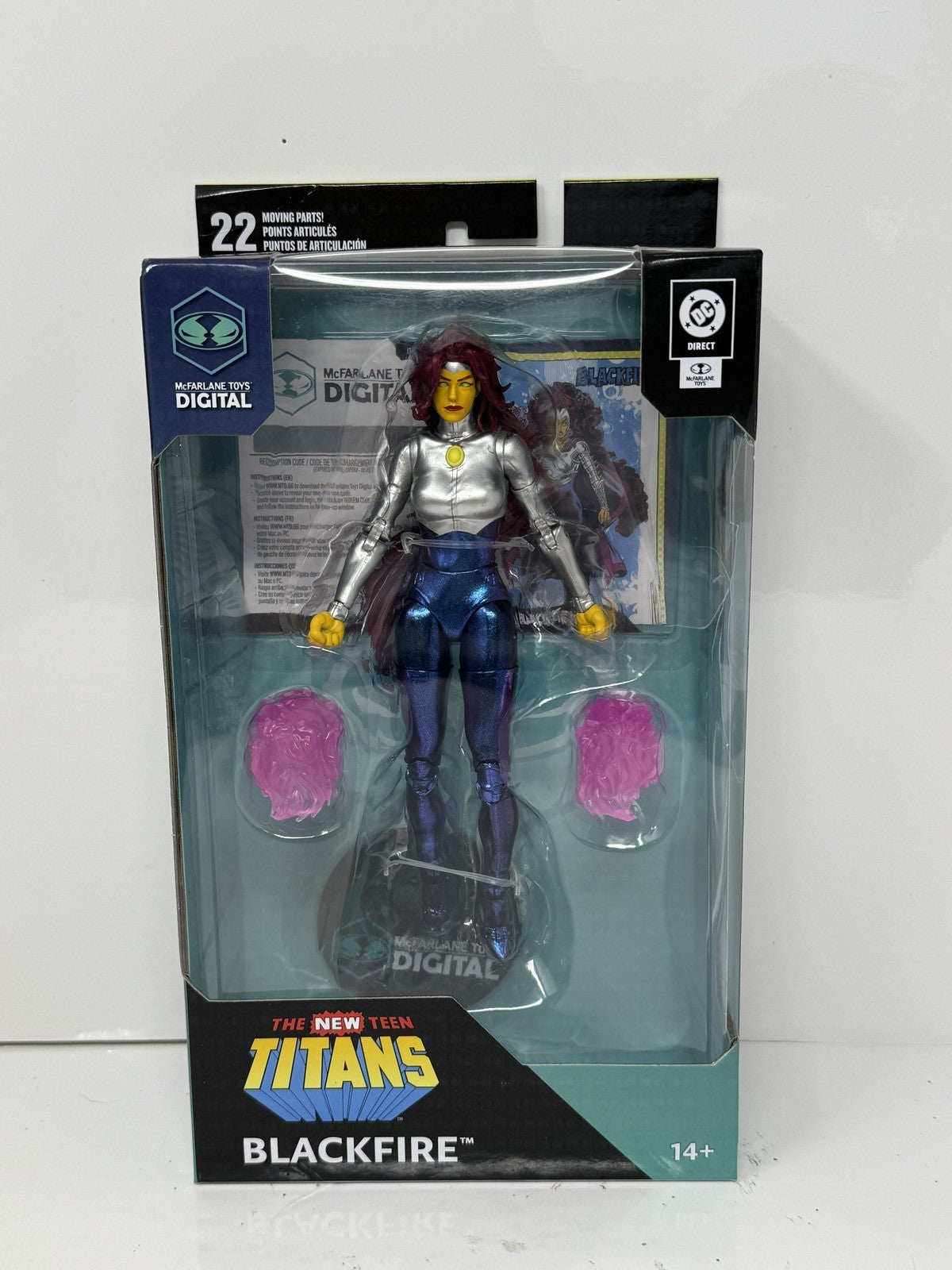 McFarlane DC Direct Digital The New Teen Titans Blackfire Action Figure