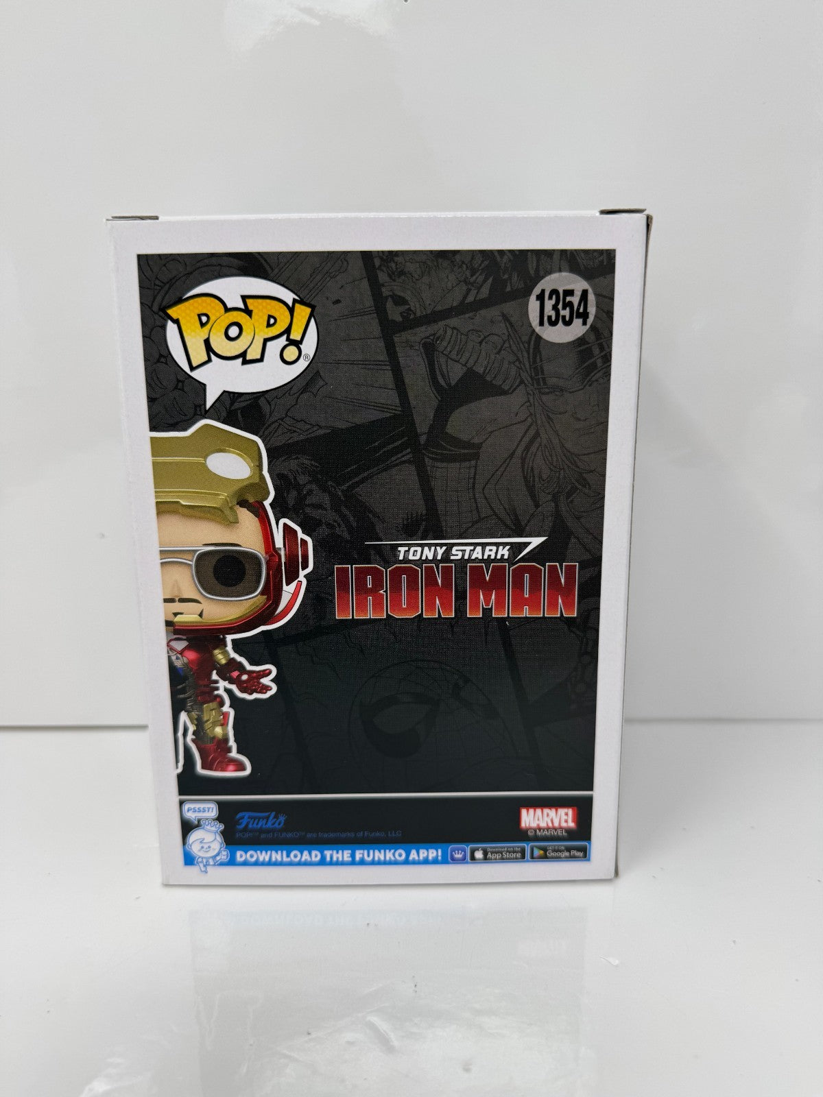Funko Pop! Marvel #1354 Tony Stark 2024 Entertainment Expo Bobblehead