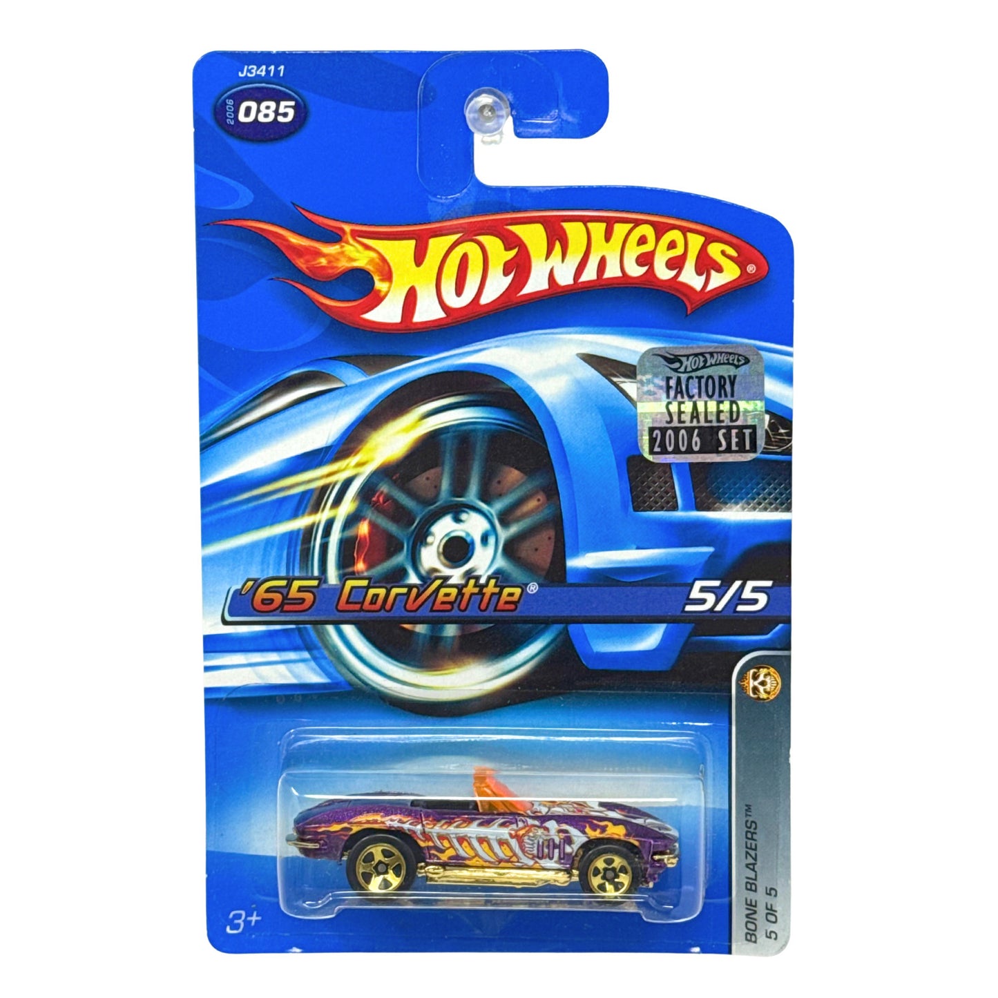 Hot Wheels Bone Blazers 1965 Chevy Corvette 1:64 Diecast Factory Sealed
