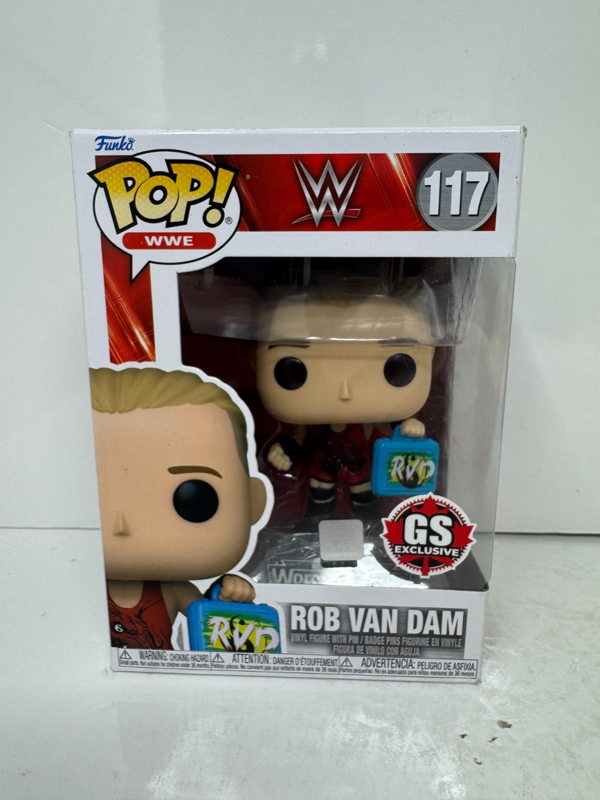 Funko Pop WWE Rob Van Dam #117 GS Exclusive Vinyl Figure RVD