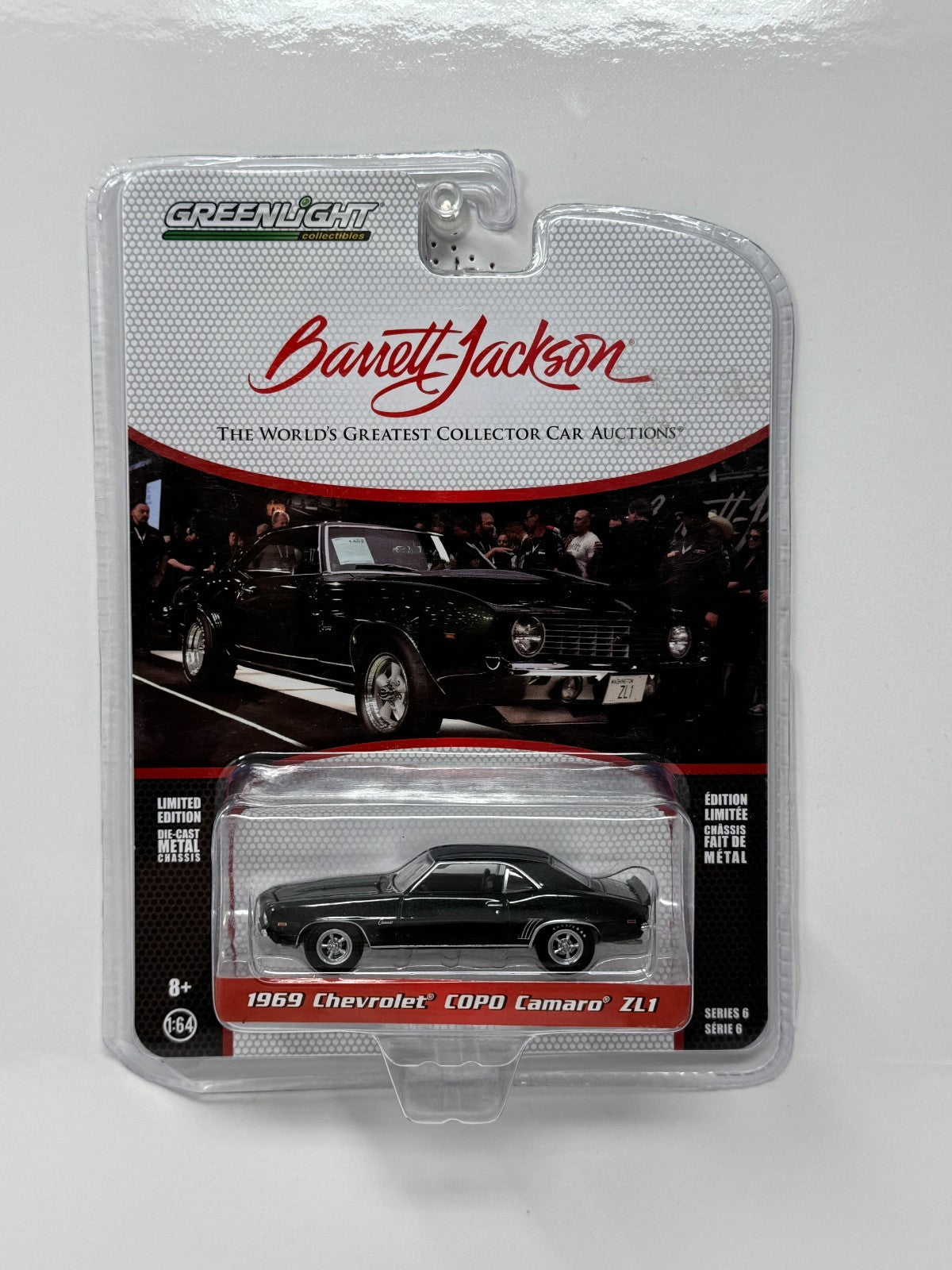 Greenlight Barrett-Jackson 1969 Chevrolet COPO Camaro ZL1 1:64 Diecast