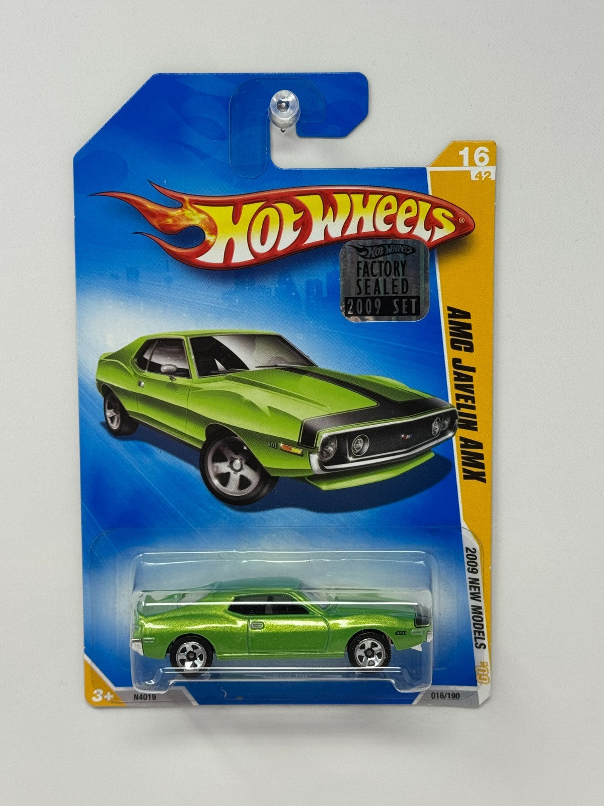 Hot Wheels 2009 New Models AMC Javelin AMX Green 1:64 Diecast Factory Sealed