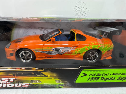 Racing Champions The Fast and the Furious 1995 Toyota Supra 1:18 Diecast