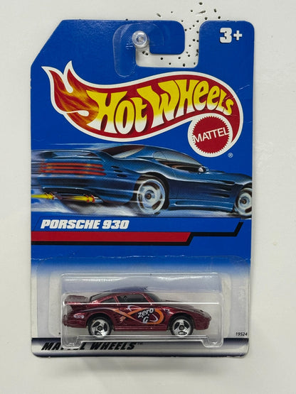 Hot Wheels Porsche 930 1:64 Diecast Burgundy