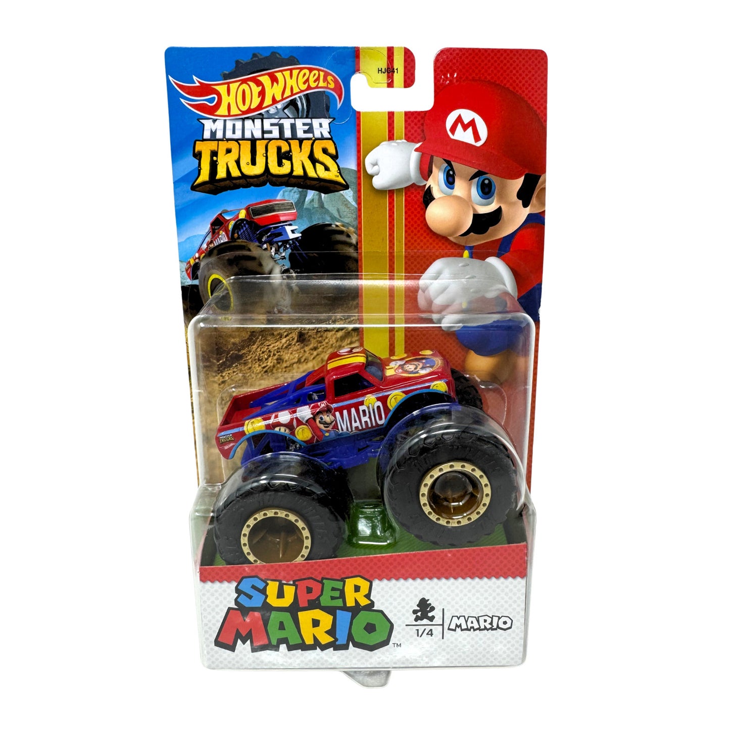 2022 Super Mario Hot Wheels Monster Trucks Mario LUIGI Bowser Yoshi COMPLETE SET