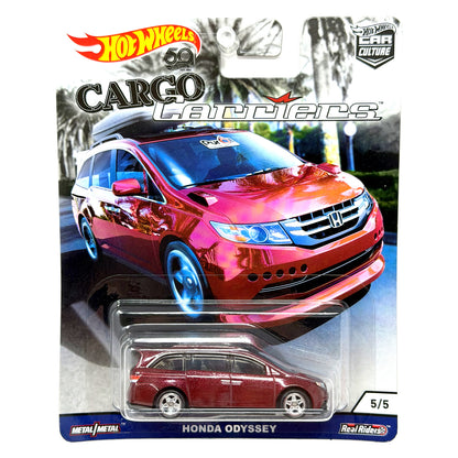 Hot Wheels Cargo Carriers Honda Odyssey 1:64 Diecast Real Riders