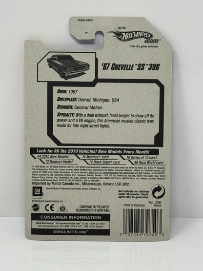 Hot Wheels '10 New Models 1967 Chevy Chevelle SS 396 1:64 Diecast Factory Sealed