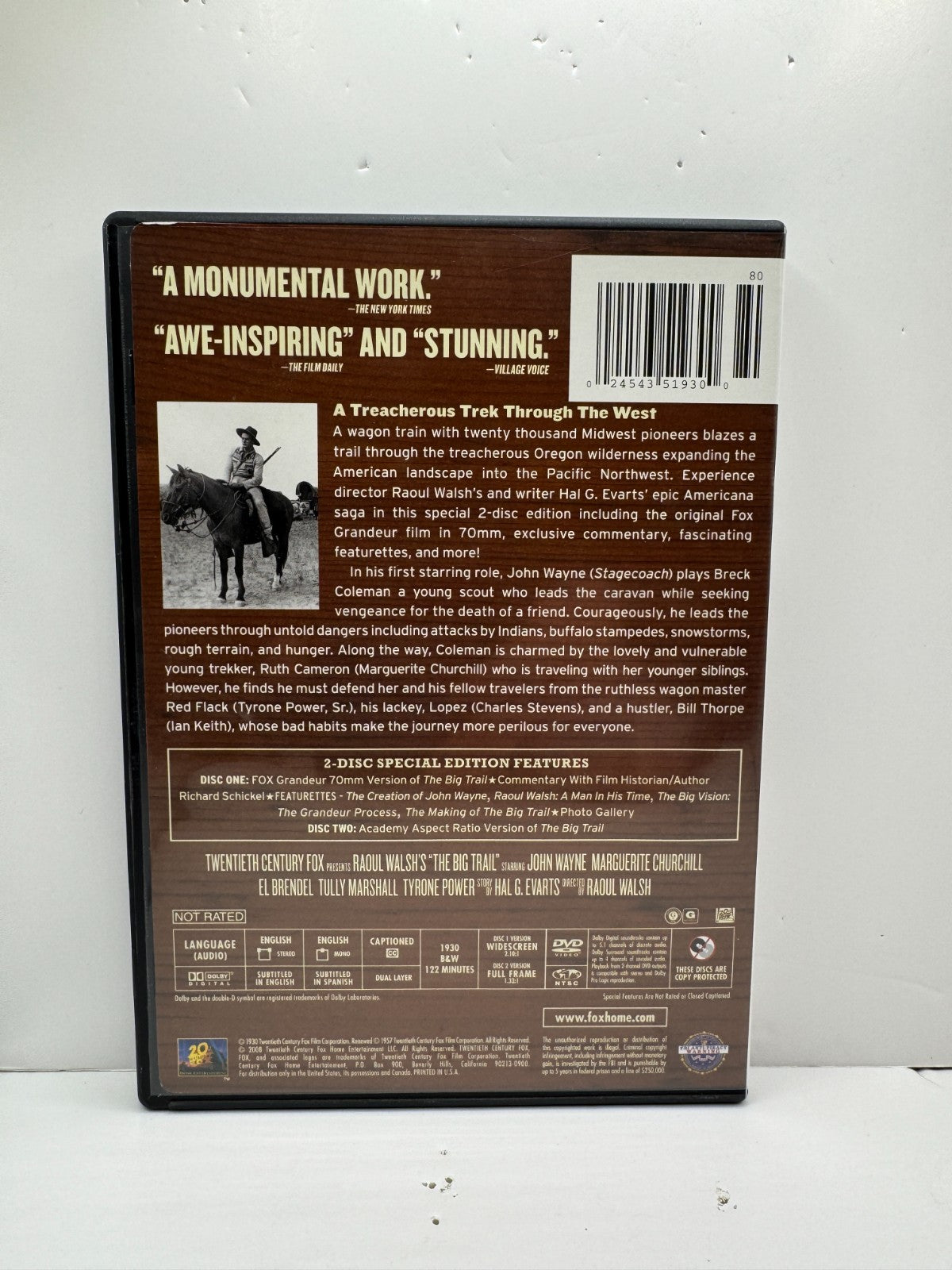 The Big Trail (DVD) 2-Disc Special Edition John Wayne Western