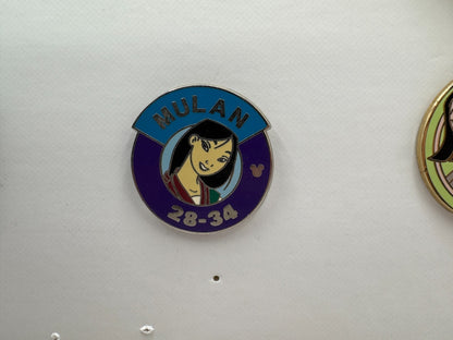WDW Disney Mulan Magic Kingdom Parking Signs Hidden Mickey Trading Pin DC1S11