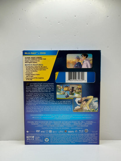 The Wind Rises (Blu-ray) Joseph Gordon-Levitt Studio Ghibli Anime Drama