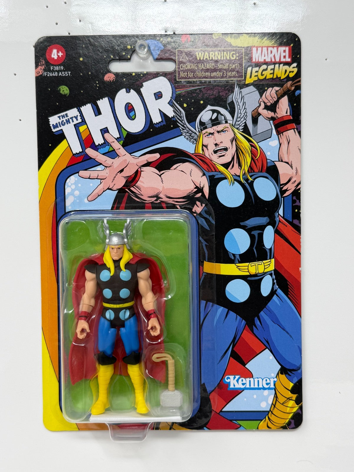 Marvel Legends Retro Kenner 3.75" Thor Action Figure Mighty Thor