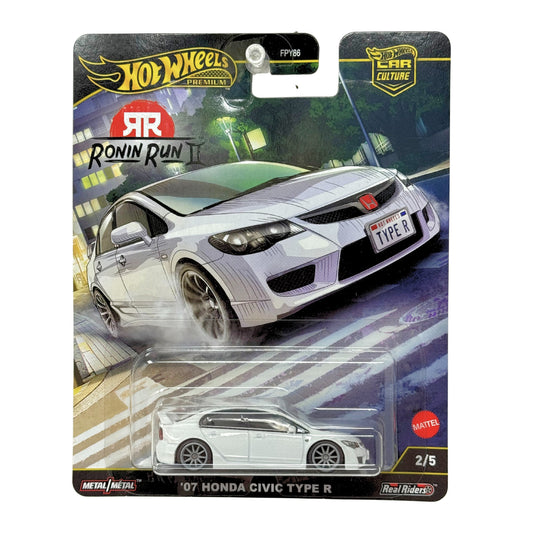 Hot Wheels Premium Ronin Run II 2007 Honda Civic Type R 1:64 Diecast