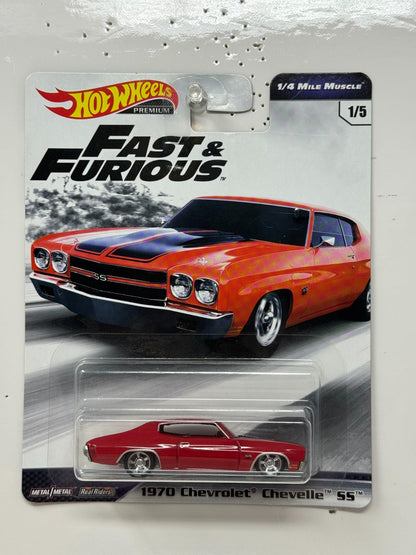 Hot Wheels Premium Fast & Furious 1970 Chevrolet Chevelle SS 1:64 Diecast