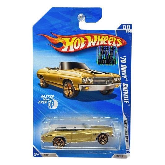 Hot Wheels Faster Than Ever 1970 Chevy Chevelle 1:64 Diecast Factory Sealed
