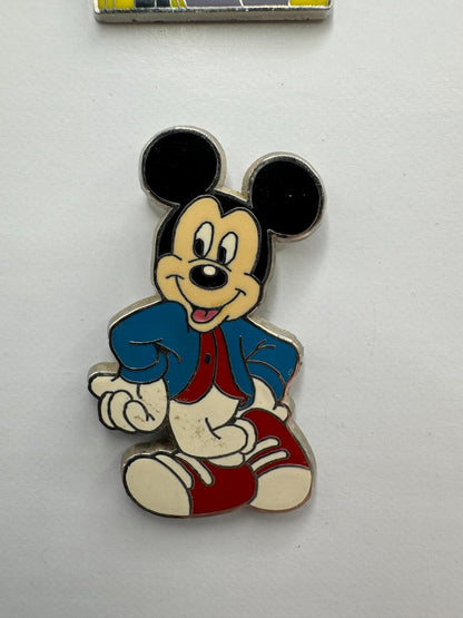 Disney Mickey Mouse Blue Jacket Red Vest Booster Trading Pin DC2S1