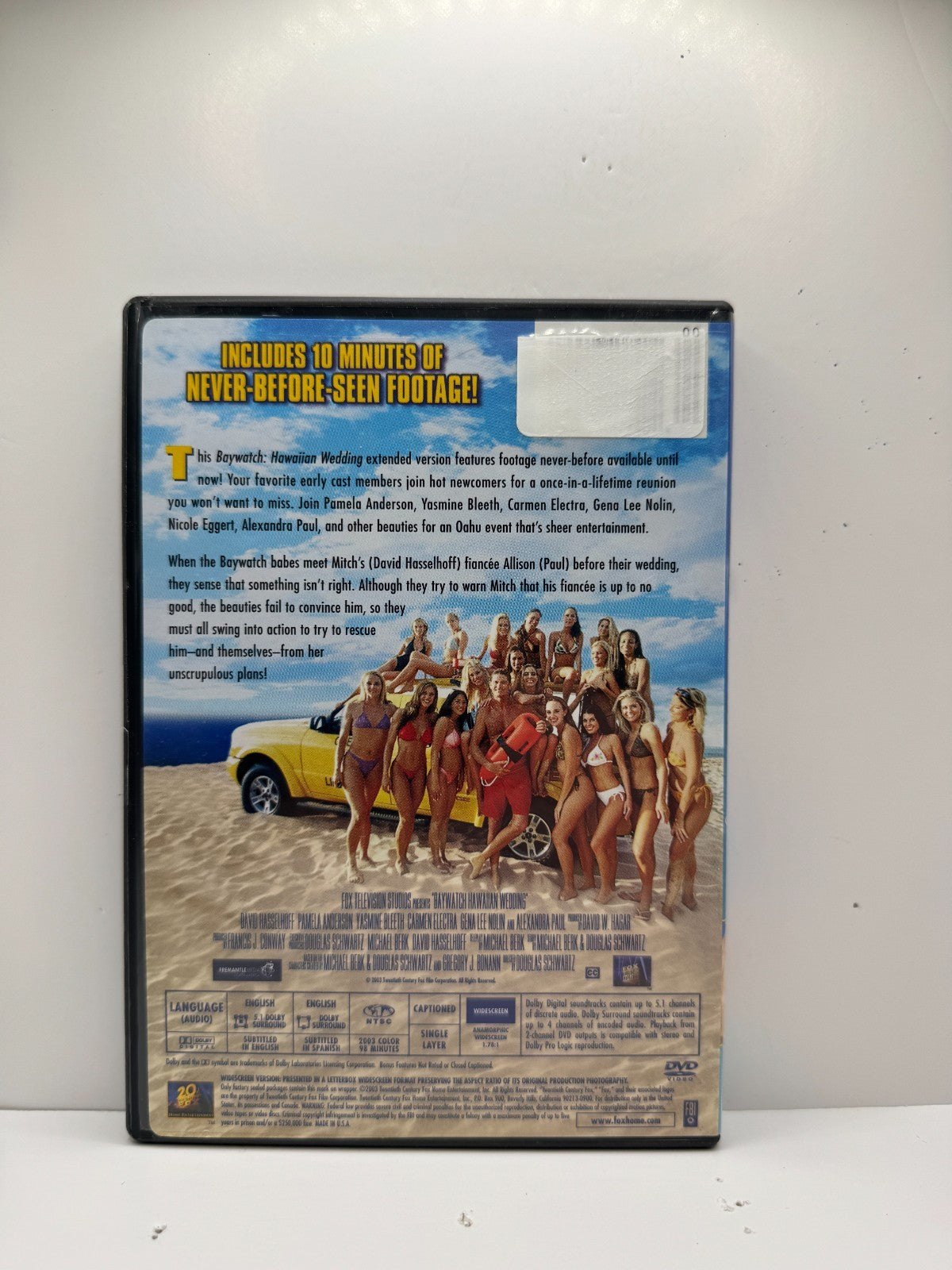 Baywatch Hawaiian Wedding (DVD) David Hasselhoff TV Movie