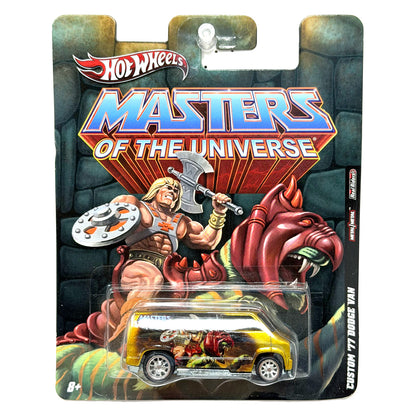 Hot Wheels Masters of the Universe 1977 Dodge Van He-Man 1:64 Diecast Real Rider