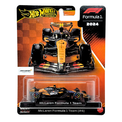 Hot Wheels Premium Formula One McLaren F1 Team #4 1:64 Diecast