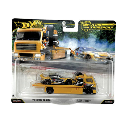 Hot Wheels Team Transport #86 2020 Toyota GR Supra Fleet Street 1:64 Diecast