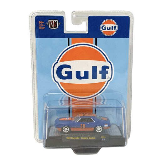 M2 Machines Gulf 1969 Chevrolet Camaro Custom 1:64 Diecast