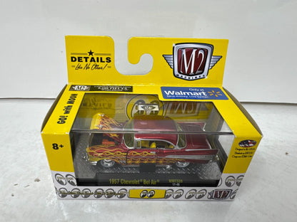 M2 Machines 1957 Chevrolet Bel Air Moon Eyes Flames 1:64 Diecast