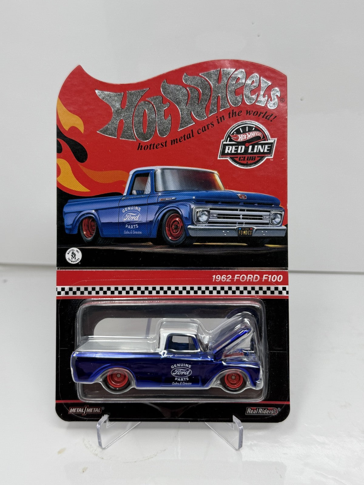 Hot Wheels RLC Red Line Club 1962 Ford F100 1:64 Diecast 2459/30000