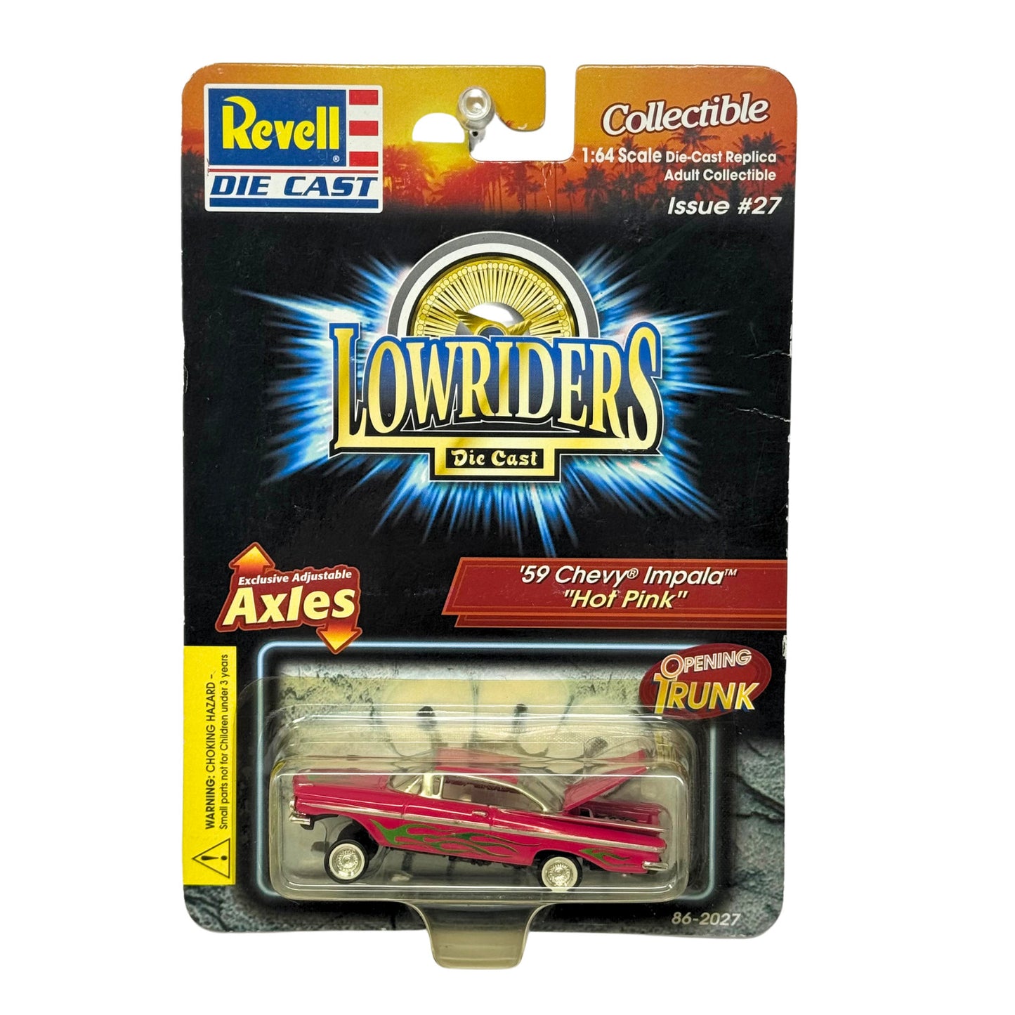 Revell Lowriders 1959 Chevrolet Impala Hot Pink 1:64 Diecast