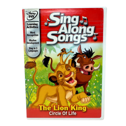 Disney Sing-Along-Songs: The Lion King - Circle of Life (DVD) Good Condition!!!