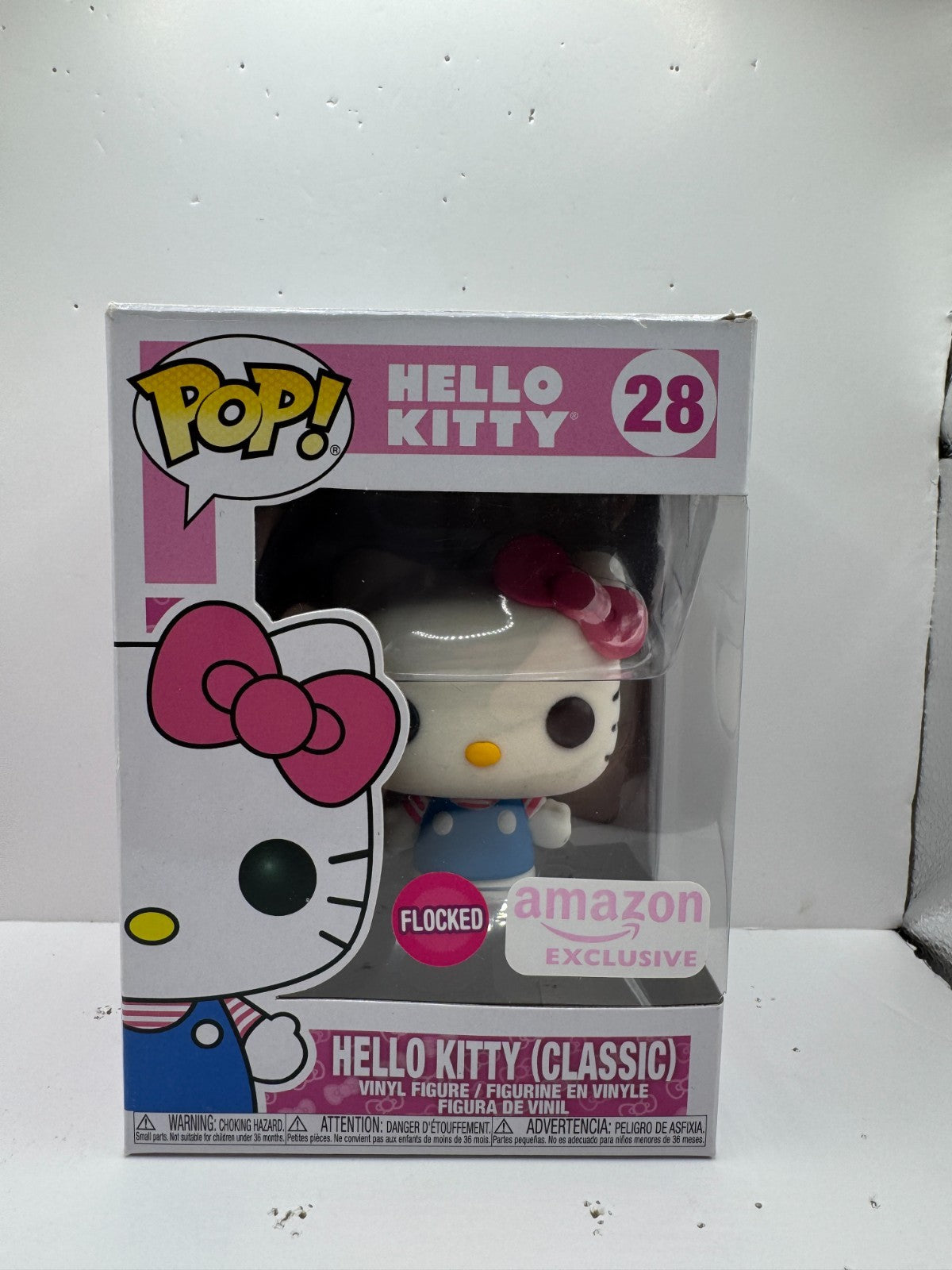 Funko Pop! Hello Kitty (Classic) Flocked Amazon Exclusive Vinyl Figure