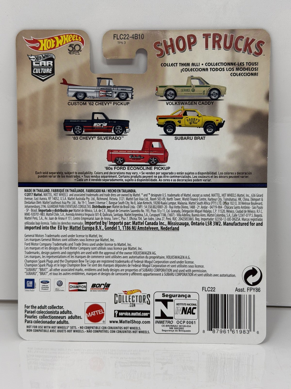 Hot Wheels Shop Trucks 1983 Chevrolet Silverado 1:64 Diecast Real Riders