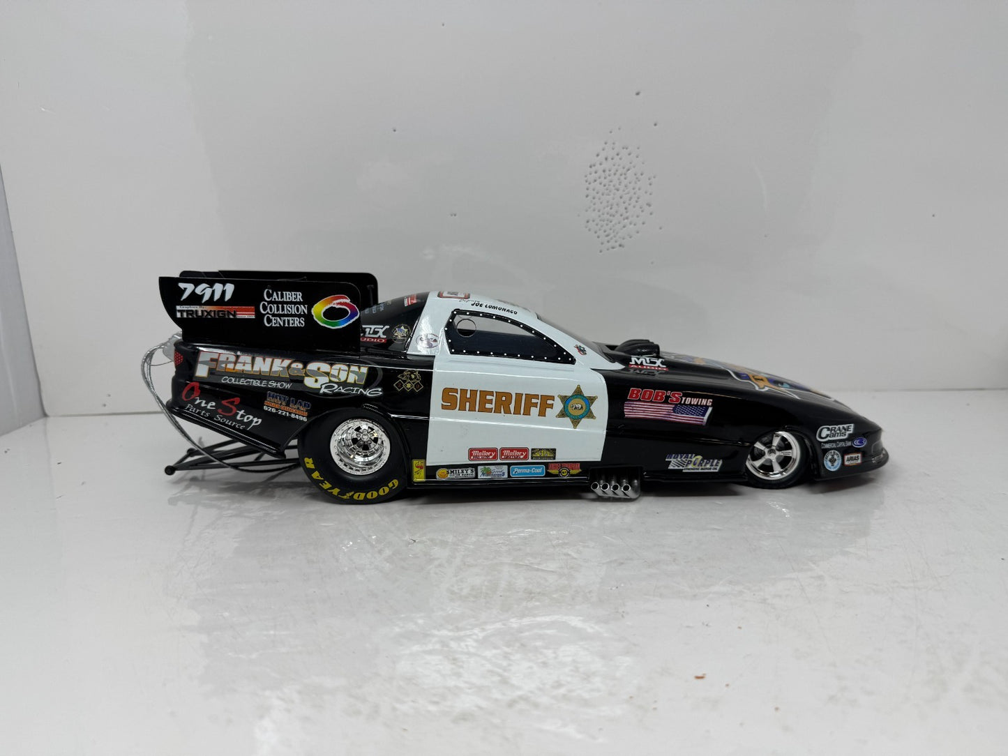 Milestone Joe Lomonaco NHRA LASD Los Angeles County Sheriff Funny Car 1:16 Scale