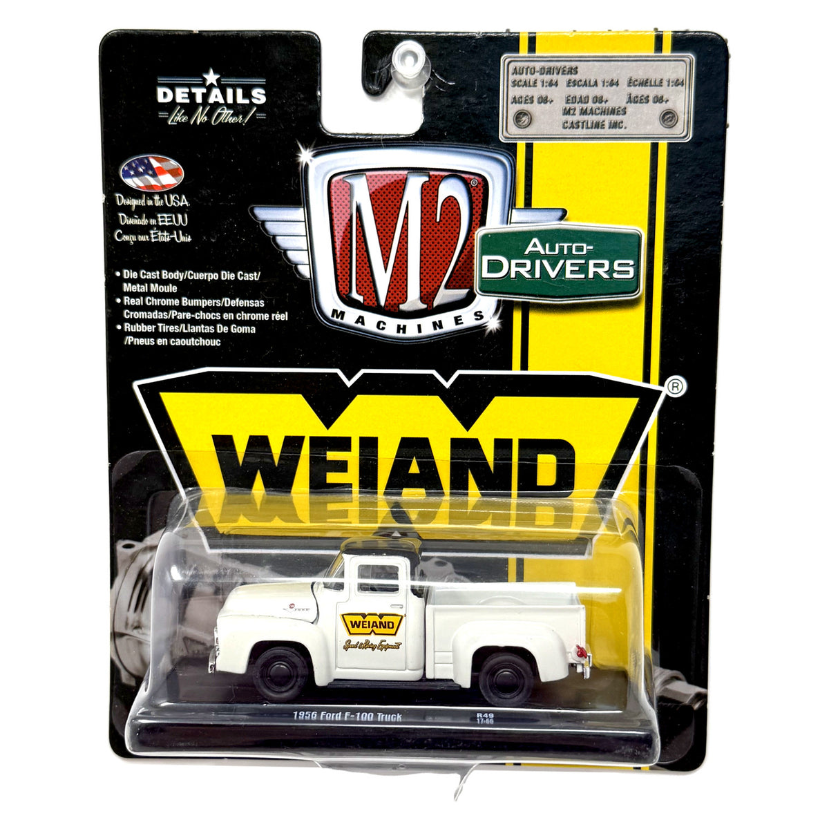 M2 Machines Auto-Drivers Weiand 1956 Ford F-100 Truck 1:64 Diecast