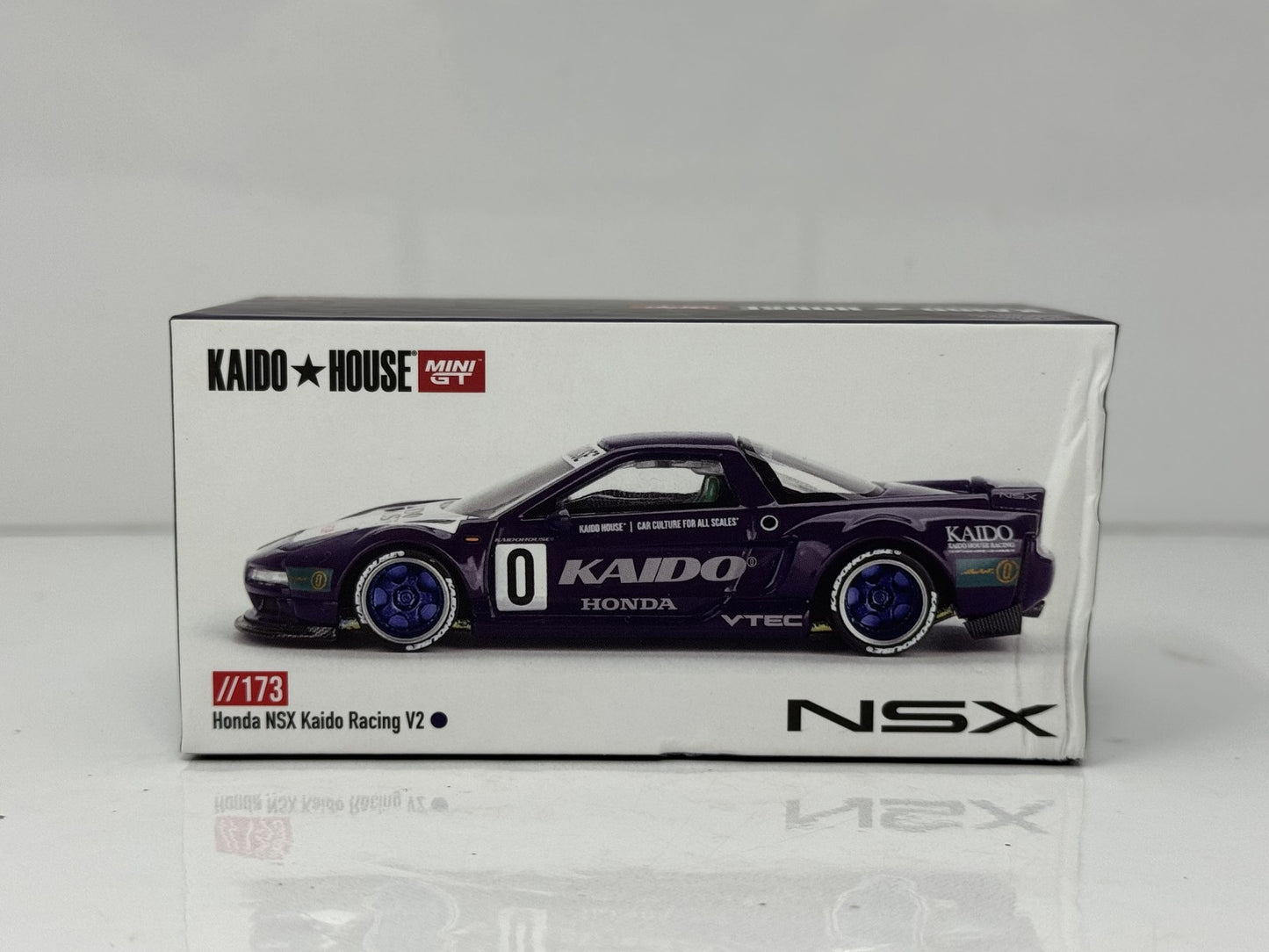 Kaido House MINI GT Honda NSX Kaido Racing V2 1:64 Diecast Purple