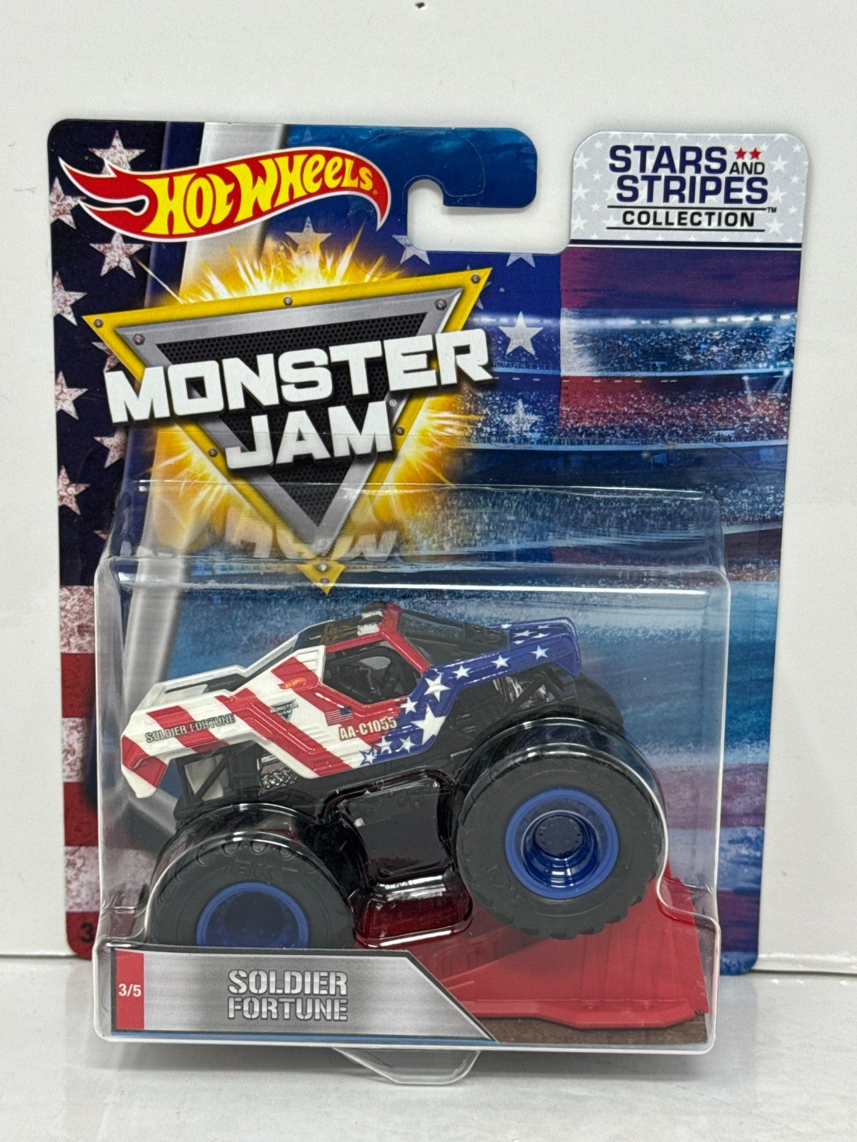 Hot Wheels Monster Jam Stars and Stripes Soldier Fortune 1:64 Diecast