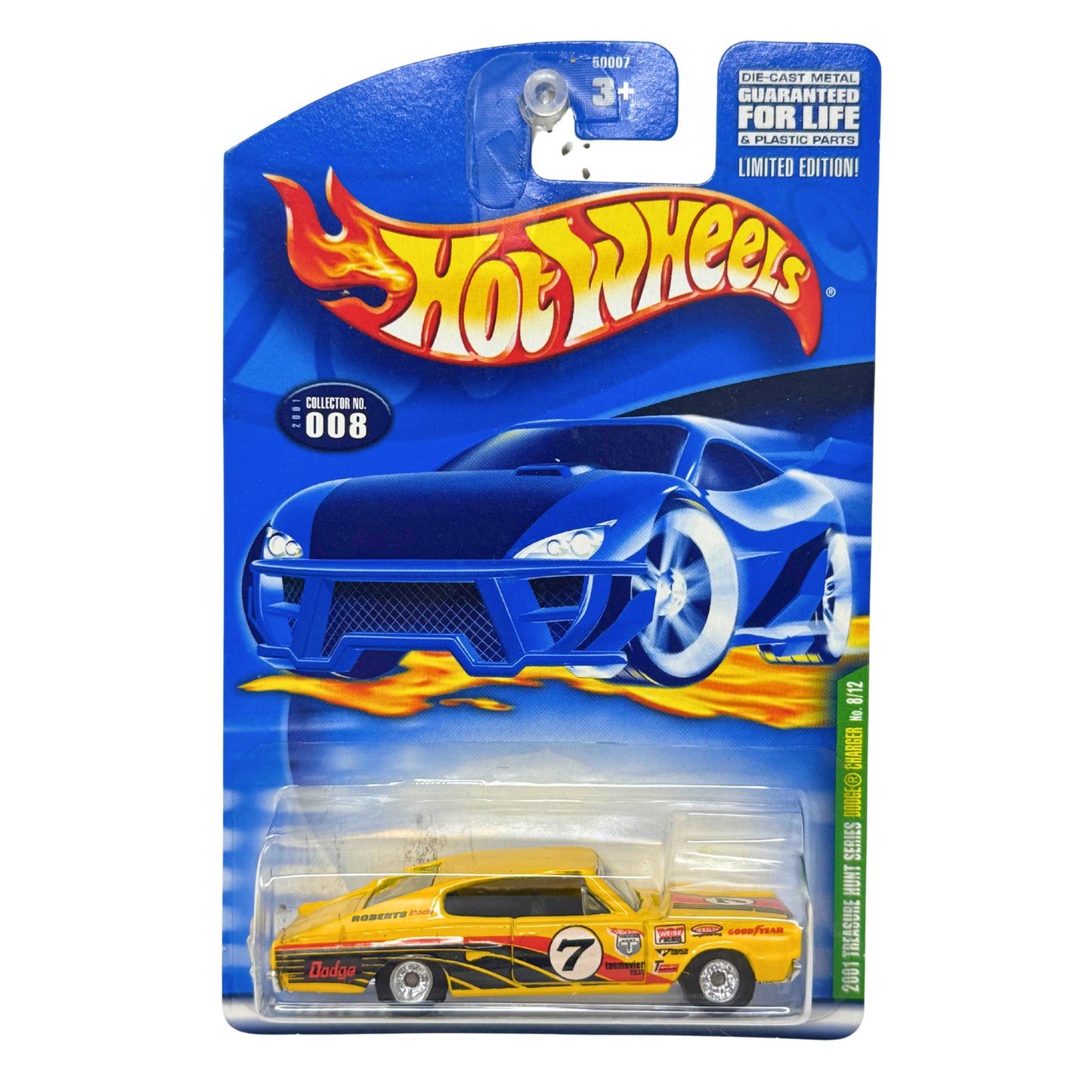 Hot Wheels 2001 Treasure Hunt Series 1967 Dodge Charger 1:64 Diecast Real Riders