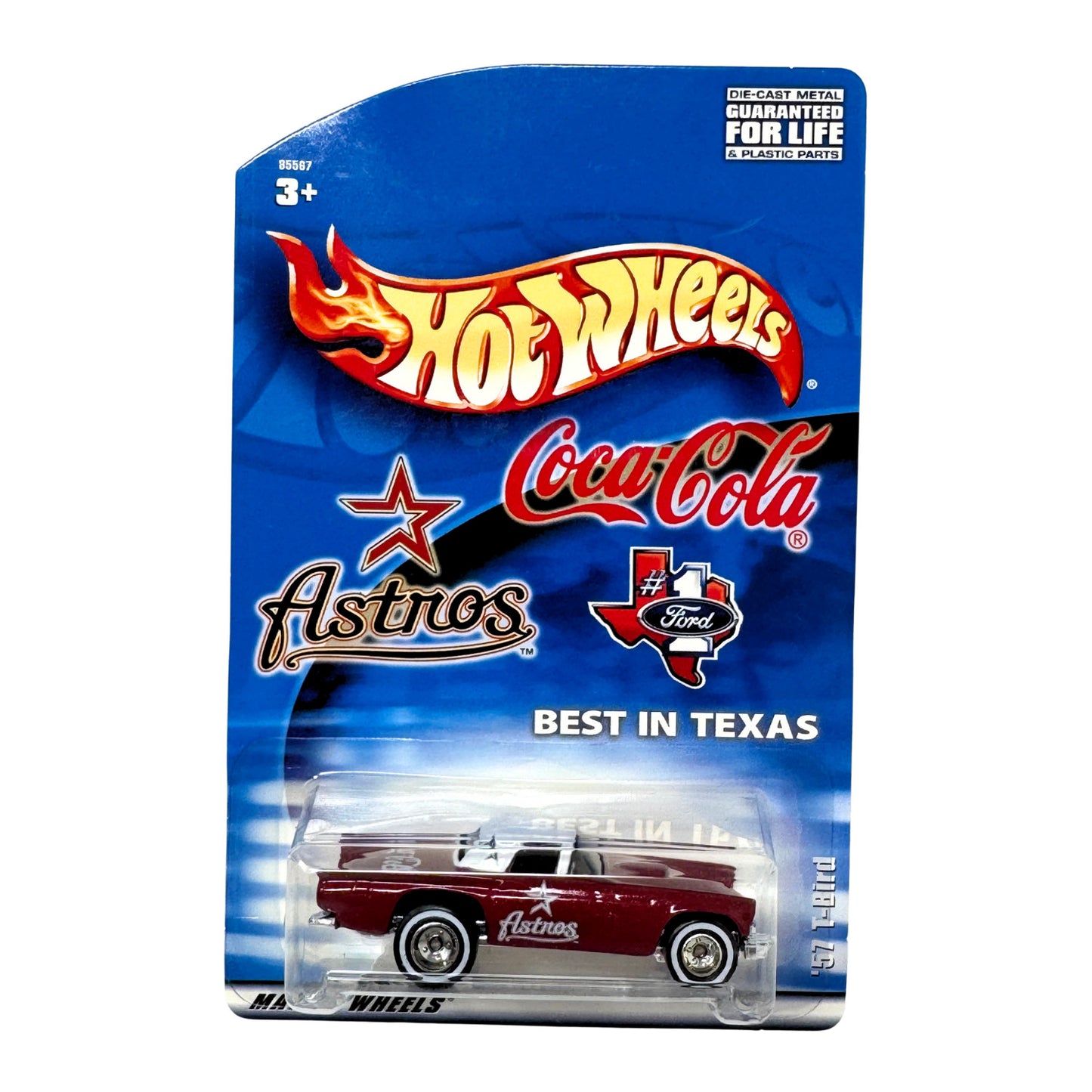 Hot Wheels Best in Texas Coca-Cola Houston Astros 1957 T-Bird 1:64 Diecast