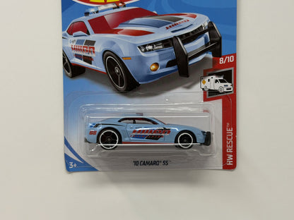 Hot Wheels HW Rescue 2010 Chevrolet Camaro SS 1:64 Diecast Light Blue