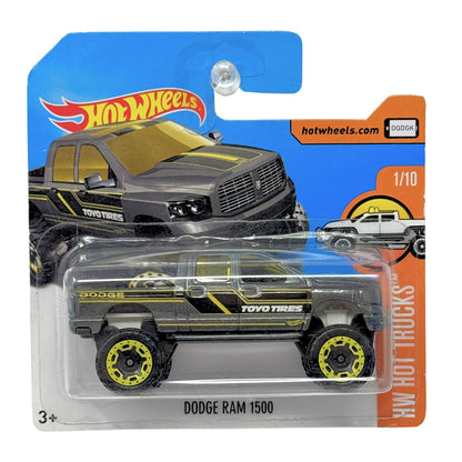 Hot Wheels Hot Trucks Dodge Ram 1500 1:64 Diecast Short Card V2