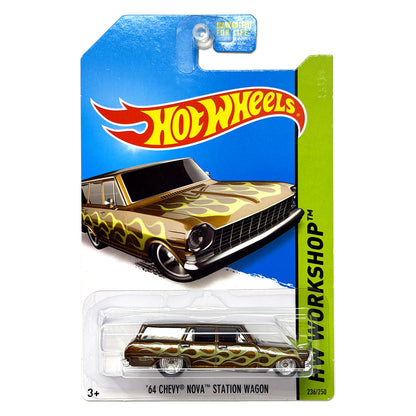Hot Wheels Super Treasure Hunt 1964 Chevy Nova Station Wagon 1:64 Diecast STH