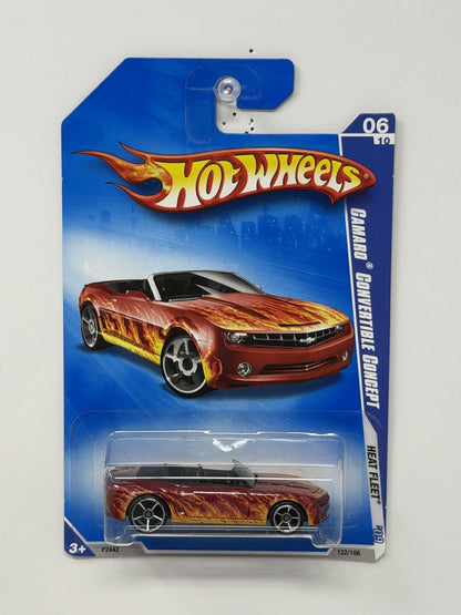 Hot Wheels Heat Fleet Chevrolet Camaro Convertible Concept 1:64 Diecast Red